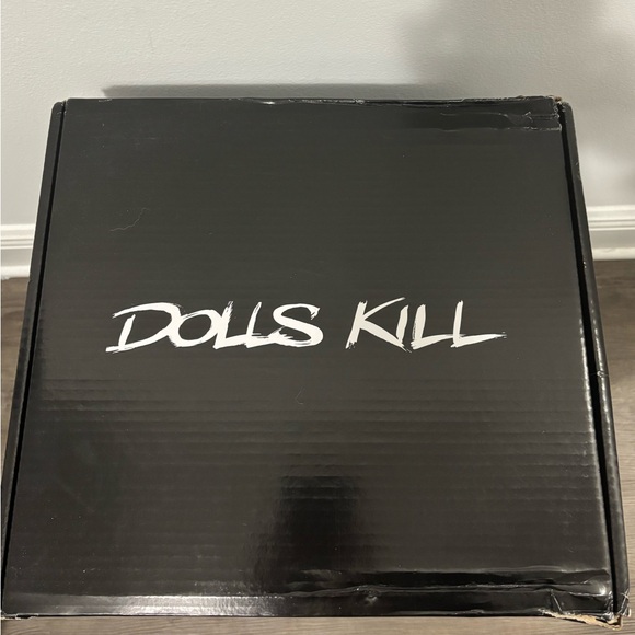 NIB Dolls Kill x Care Bears Green Love A lot Platform Mary Janes - Picture 11 of 12